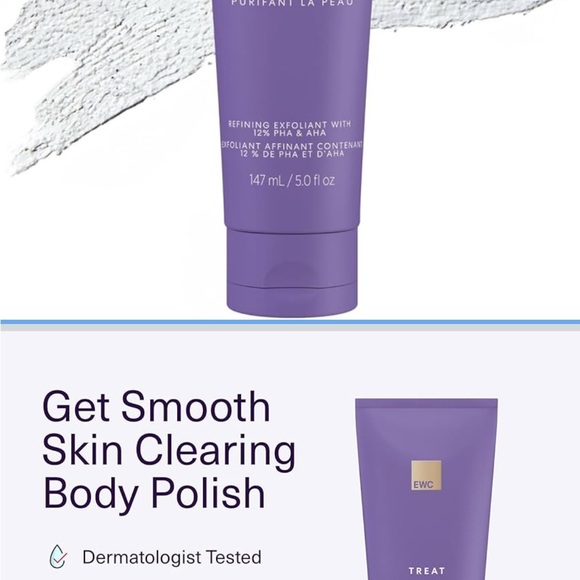 EWC Fragrance-Free Body Lotion and Exfoliant Set (BRAND NEW)Skin Clearing Polish - Picture 9 of 15